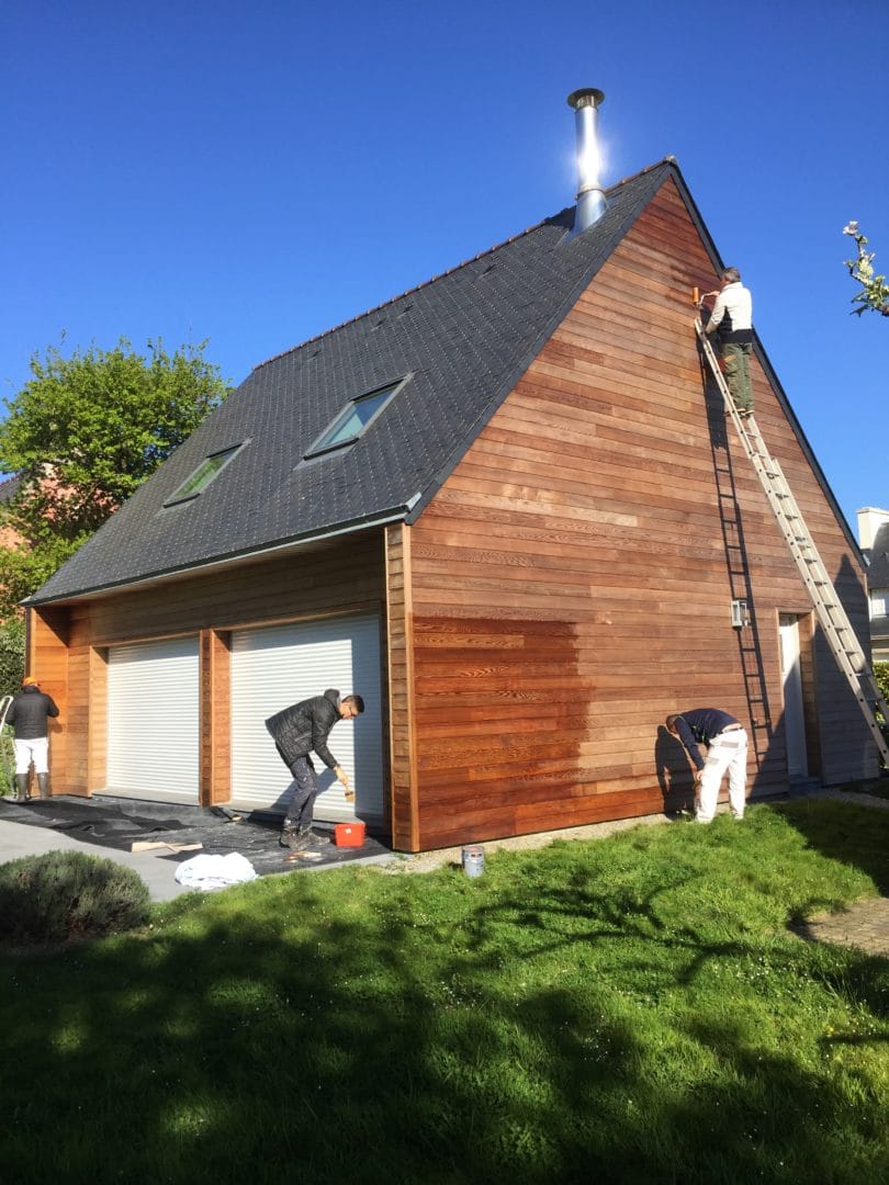 Resine maison bois Clohars Fouesnant1 - Accueil